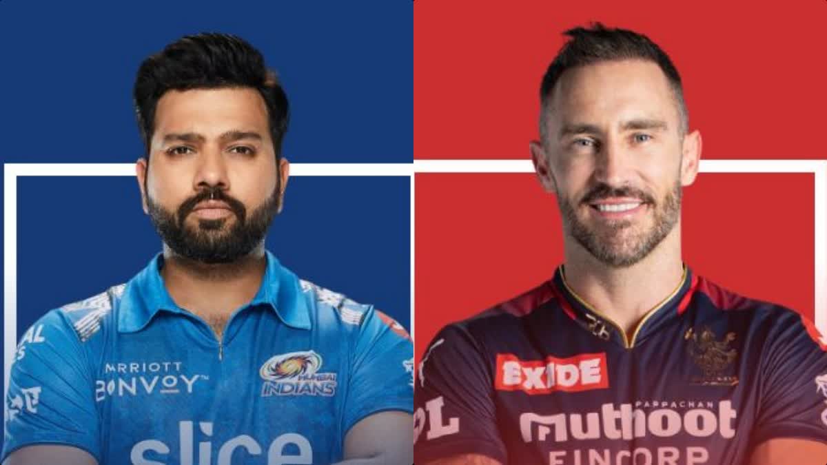 RCB vs MI IPL Today Fixtures Bengalaru