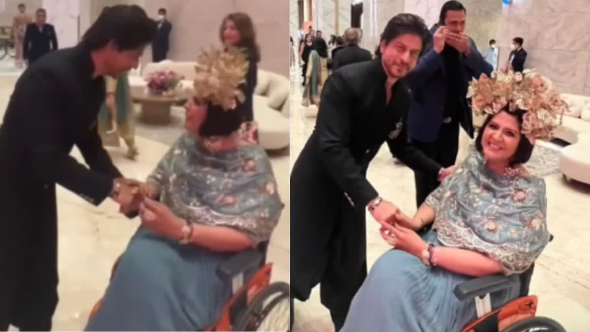 Shah Rukh Khan speaks with Paralympian Deepa Malik