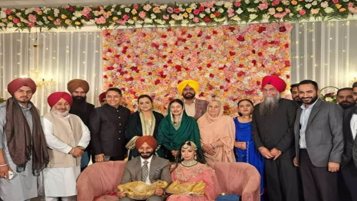 Aam Aadmi Party MLA Amritpal Singh Sukhanand got married