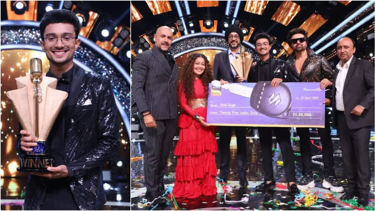 Ayodhya's Rishi Singh picks up 'Indian Idol 13' trophy and Rs 25 lakh cheque