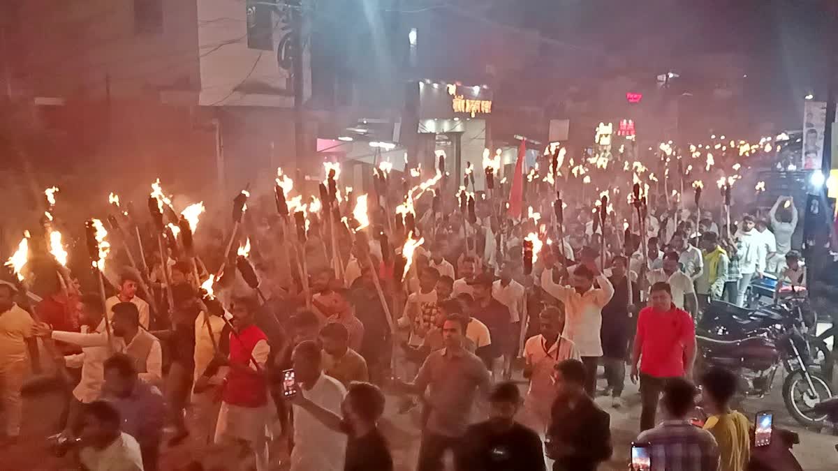 youth congress torchlight procession