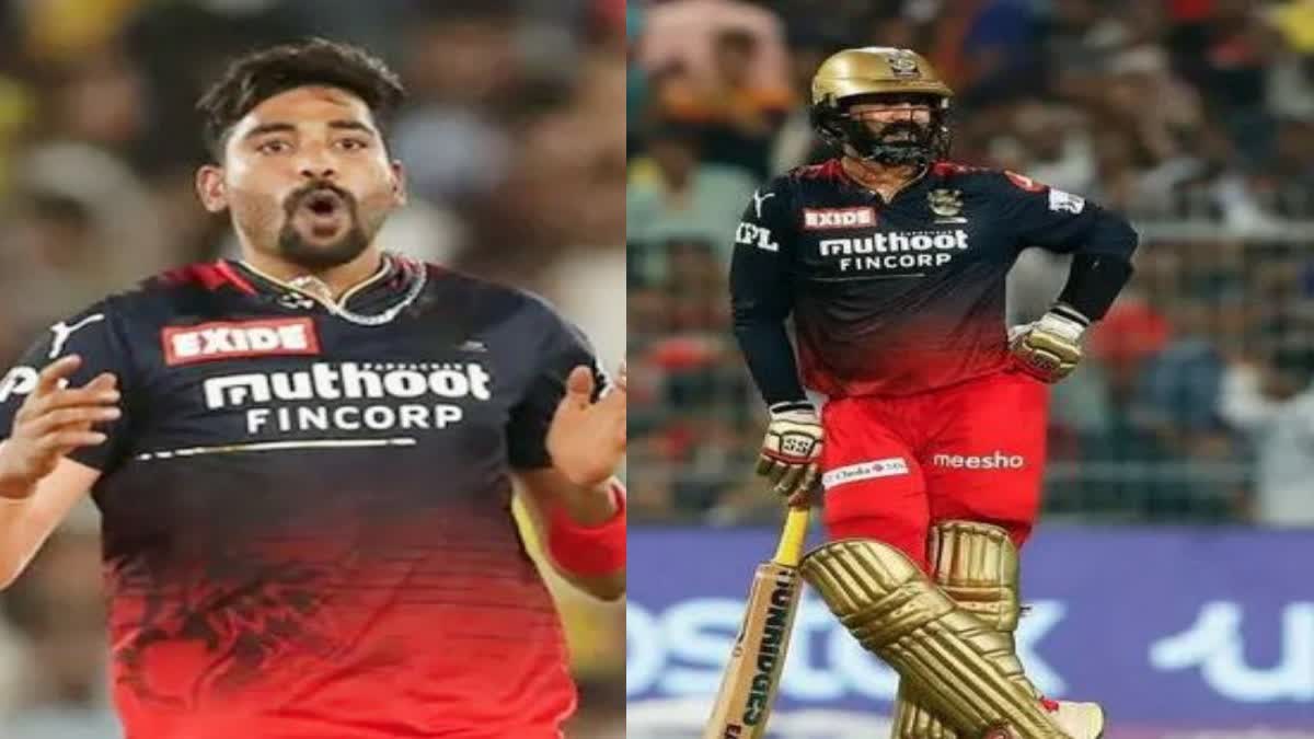 Dinesh Karthik Mohammed Siraj