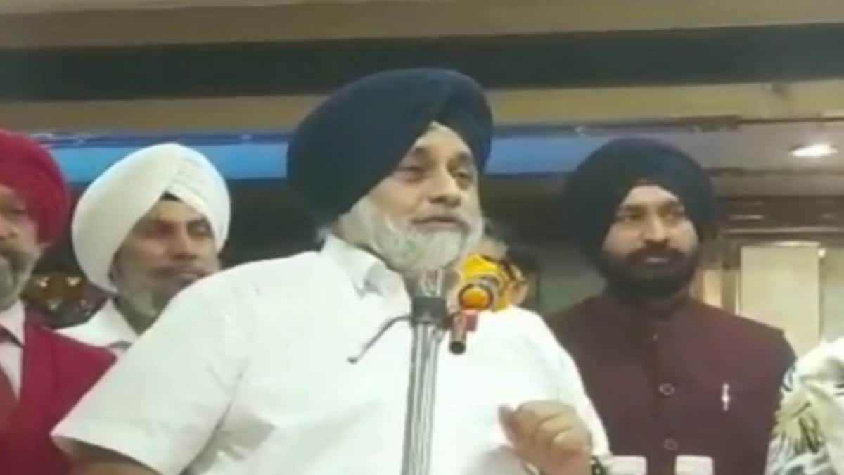 Sukhbir Singh badal Targeted kejriwal