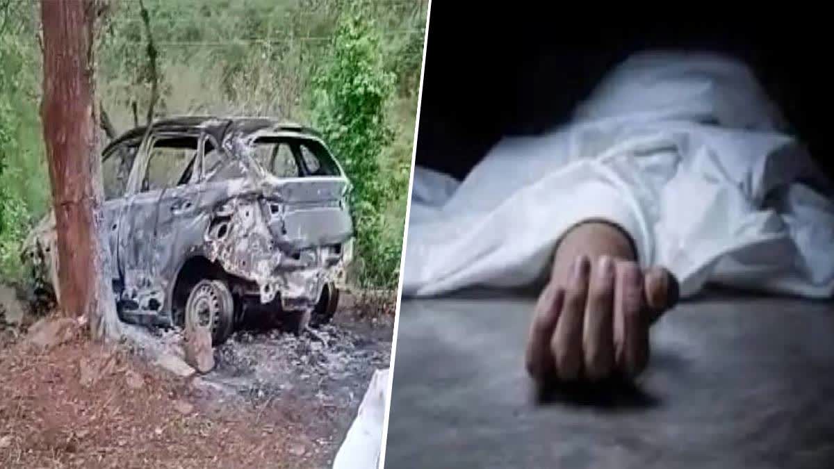 Man burnt alive in car