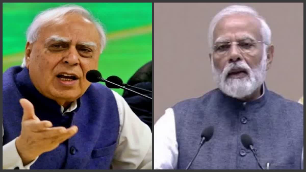 Kapil Sibal and Narendra Modi