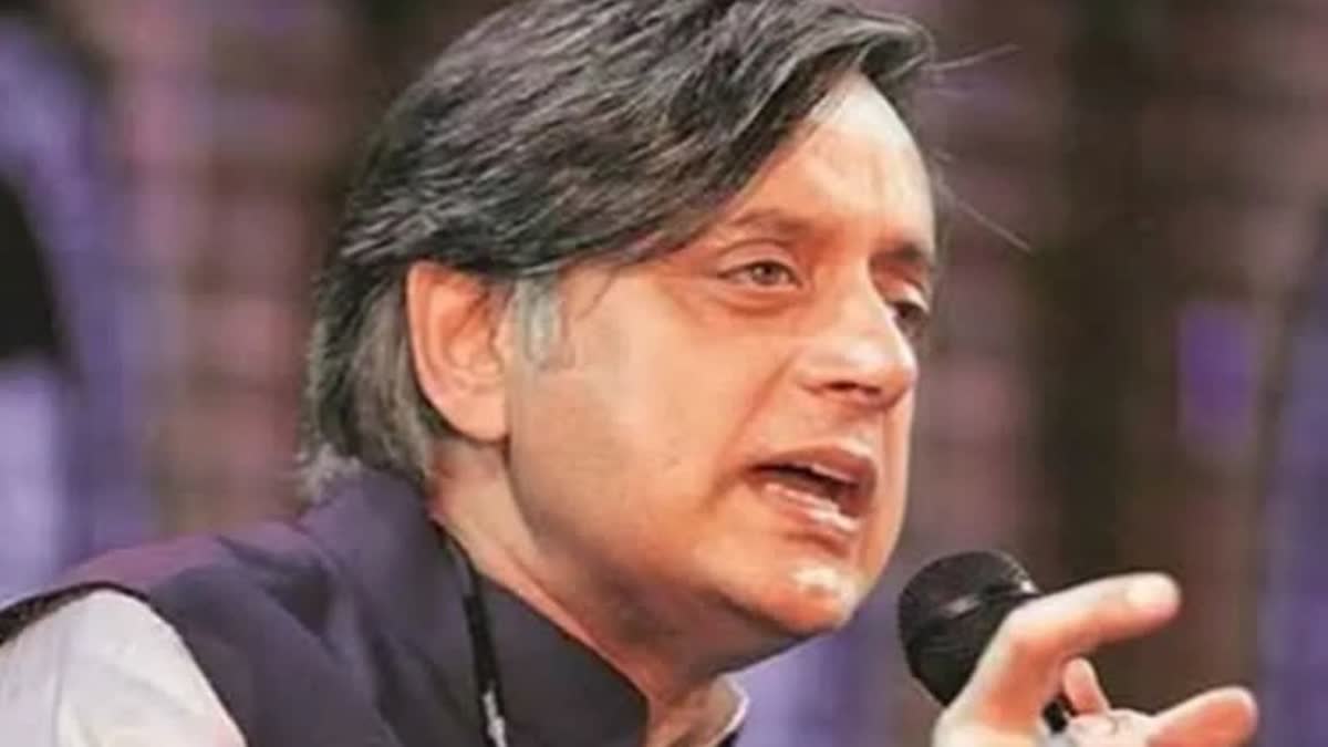 Congress leader Shashi Tharoor file pic