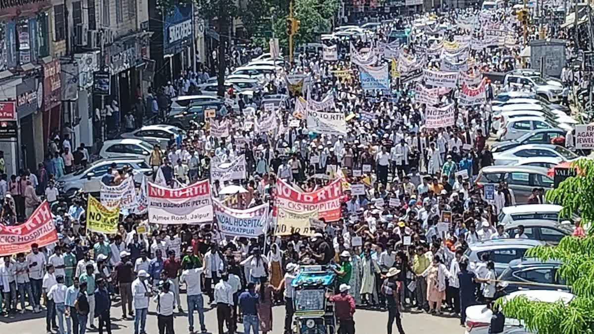 Right To Health Bill Protest