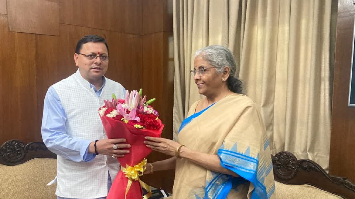 CM Dhami met Nirmala Sitharaman