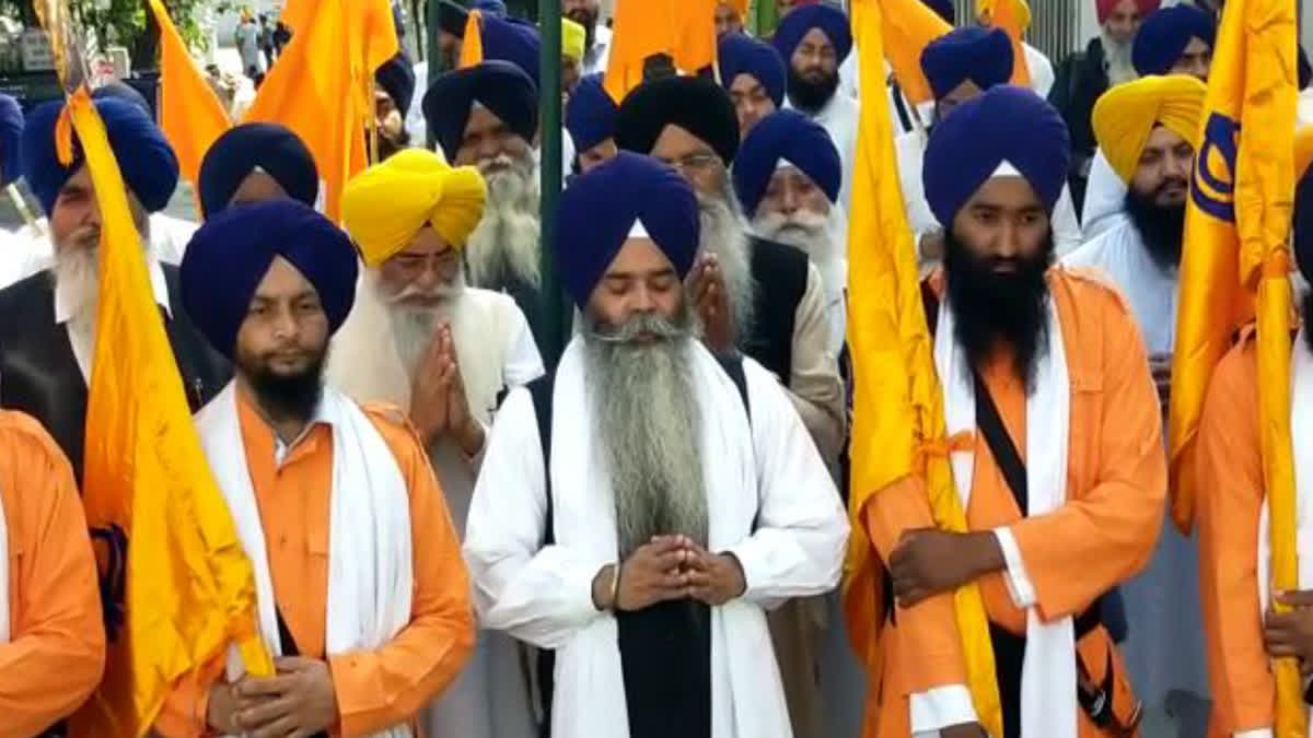 Khalsai March started today from Takht Sri Kesgarh Sahib