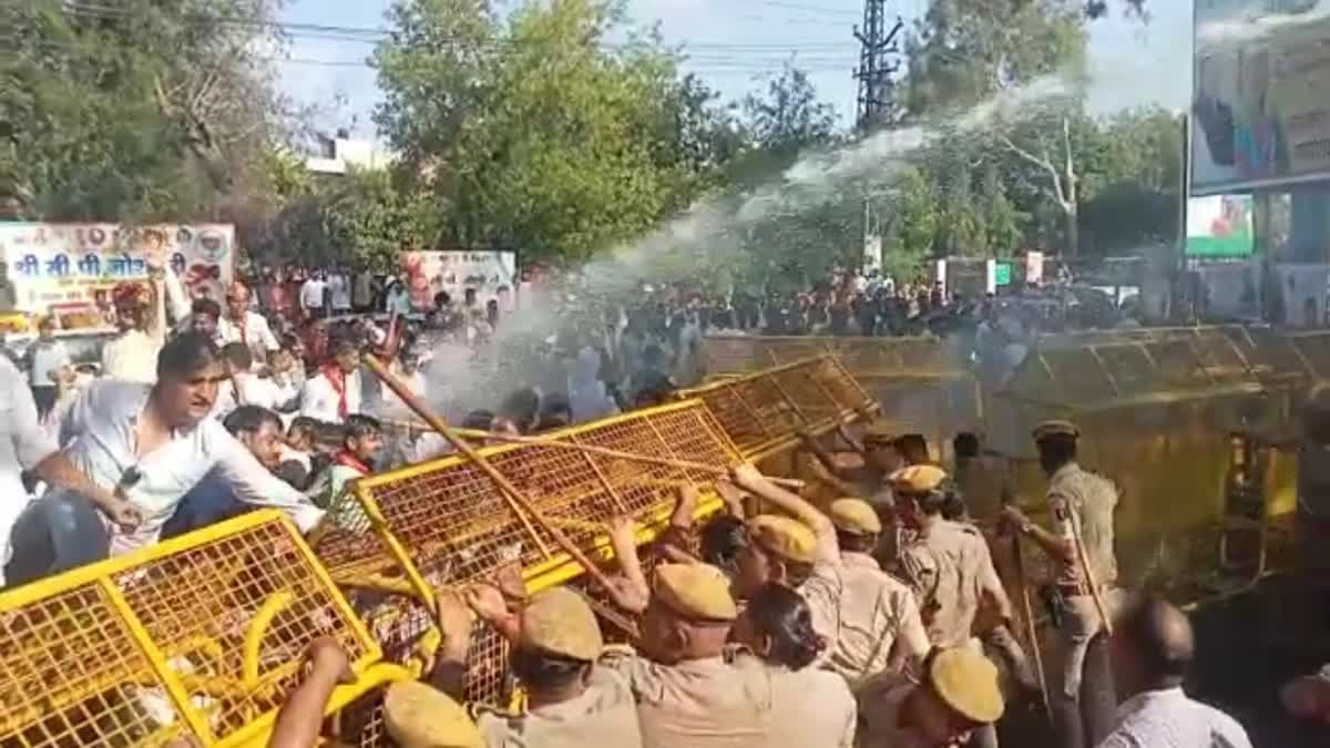 Protest in Bhilwara