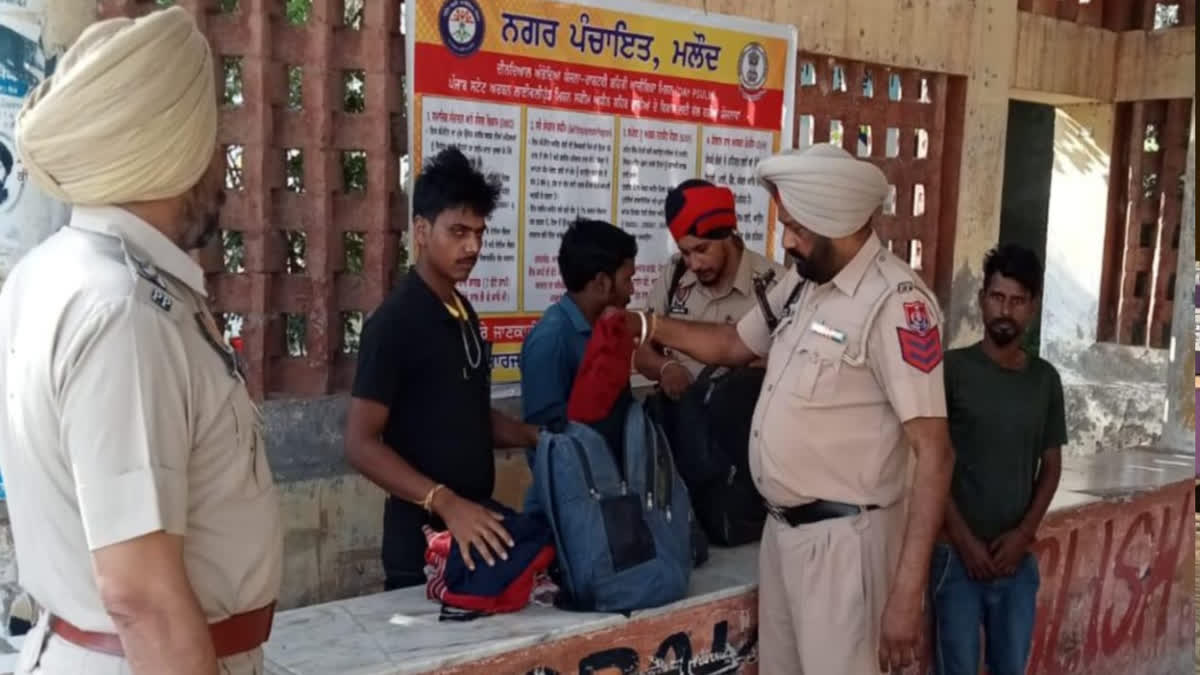 Punjab Police conducted special checking at bus stops across the state