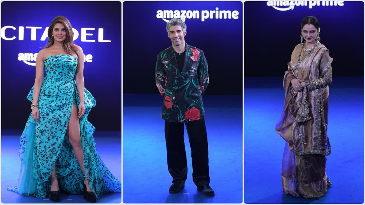 Citadel premiere: Priyanka Chopra, Rekha, Jim Sarbh make heads turn with their fashion sense