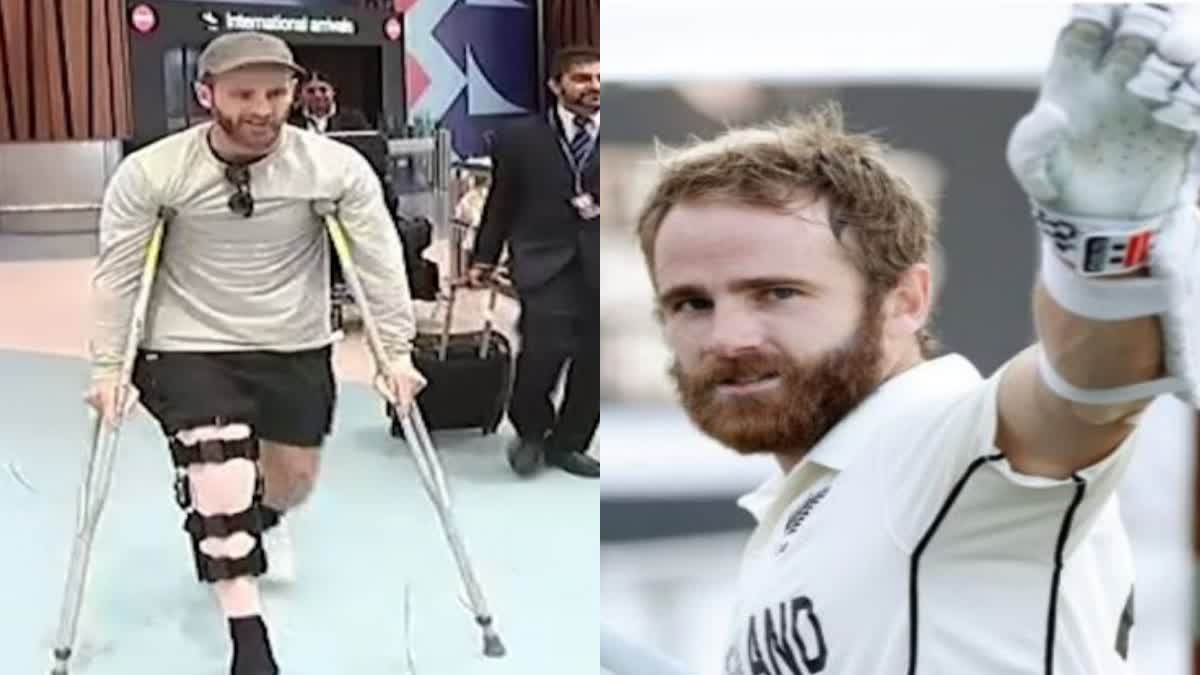 Kane Williamson walks in crutches after IPL 2023 injury