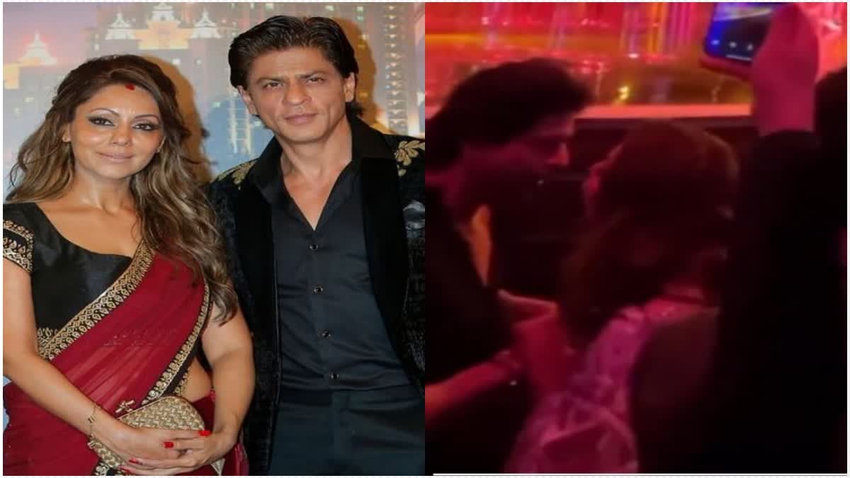 Shah Rukh khan and Gauri khan video viral