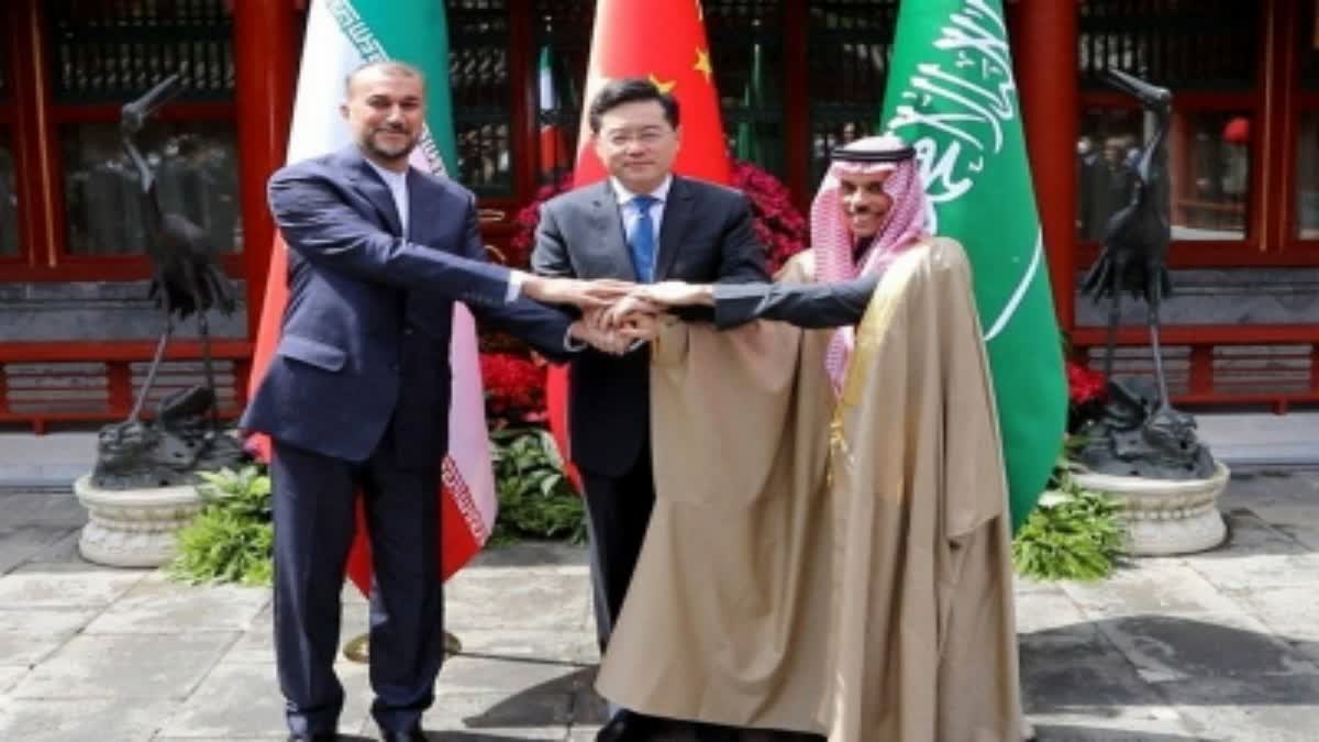Iran Saudi Foreign Ministers meet in China