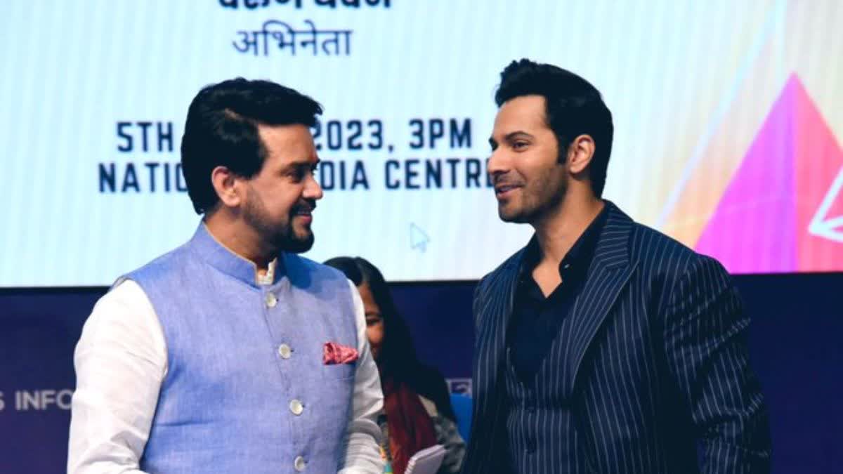 Anurag Thakur and Varun Dhawan