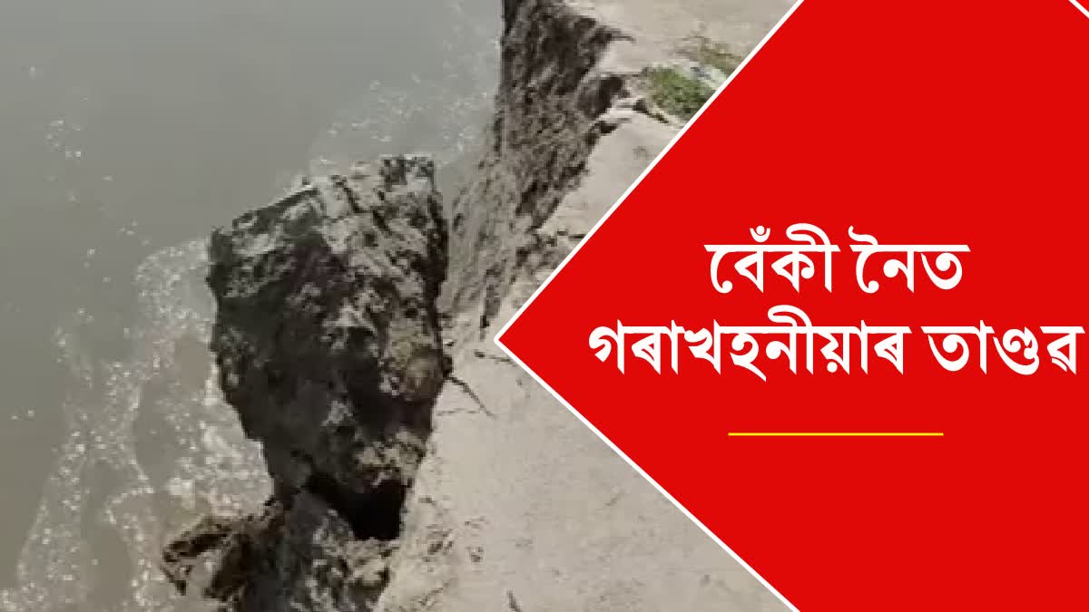 Erosion at Beki River