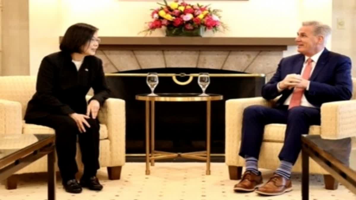 US House Speaker Meets Taiwan President Despite China's warning