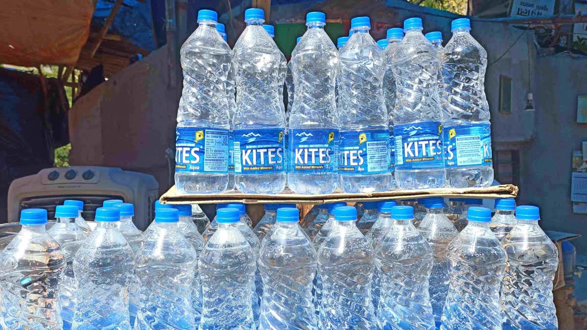 Ban on Kites Aqua bottled water