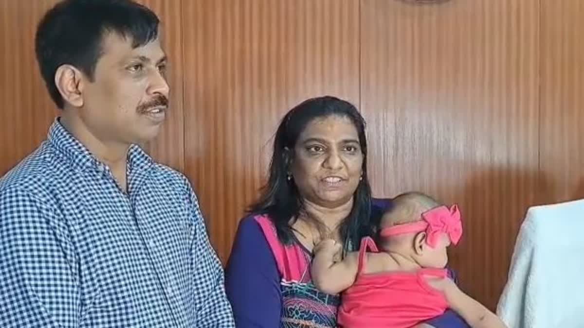 german couple adopted a girl child