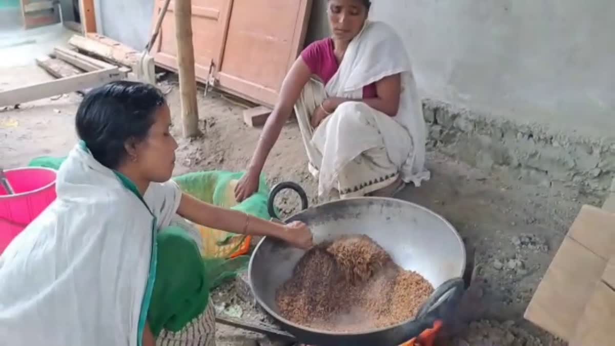 Rangali Bihu Preparation in Assam