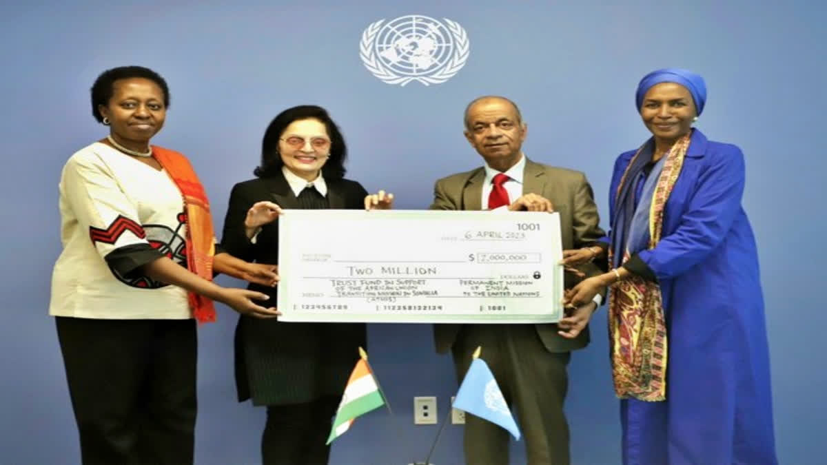 India gives USD 2 million to African Union Transition Mission in Somalia