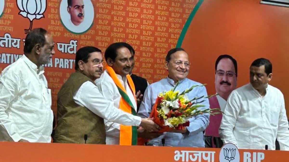 Ex-Andhra CM Kiran Kumar Reddy joins BJP weeks after quitting Congress