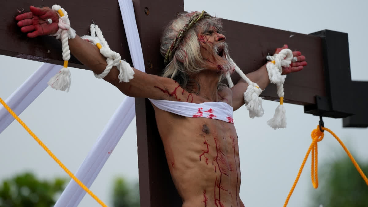 The real-life crucifixions, a gory Good Friday tradition that is rejected by the Catholic church, resumes in this farming village after a three-year pause due to the coronavirus pandemic.