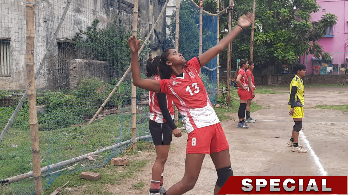 National Volleyball Player Sushma Shaw ETV BHARAT