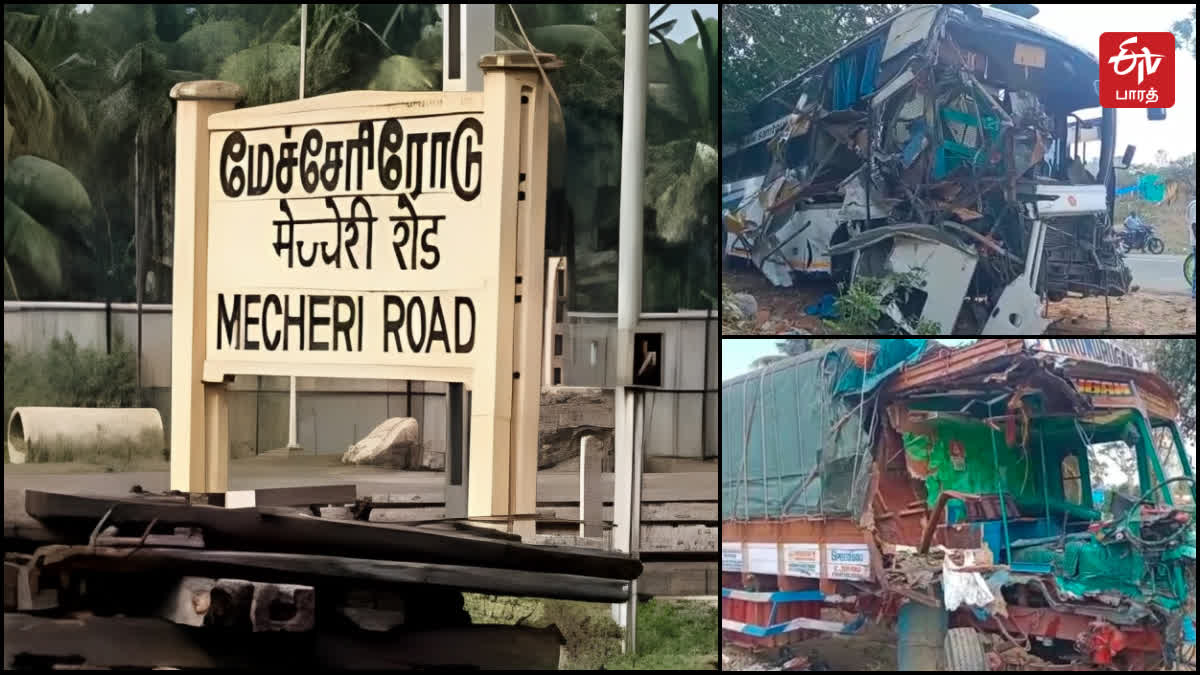 2 people died in truck-bus collision near Mecheri!..