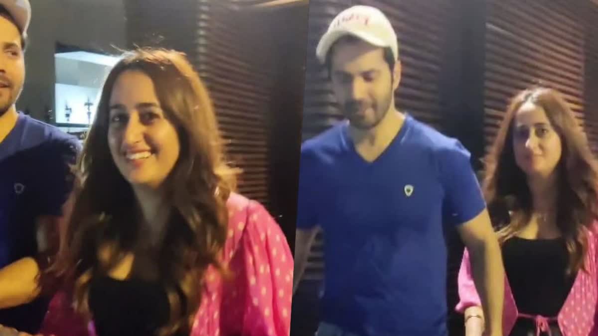 Amid pregnancy rumours, Varun Dhawan takes wife Natasha Dalal out on dinner date