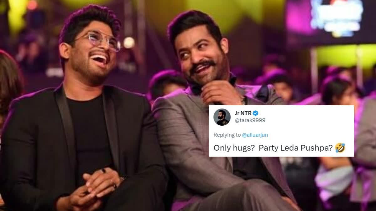 Jr NTR and Allu Arjun fun banter on Twitter