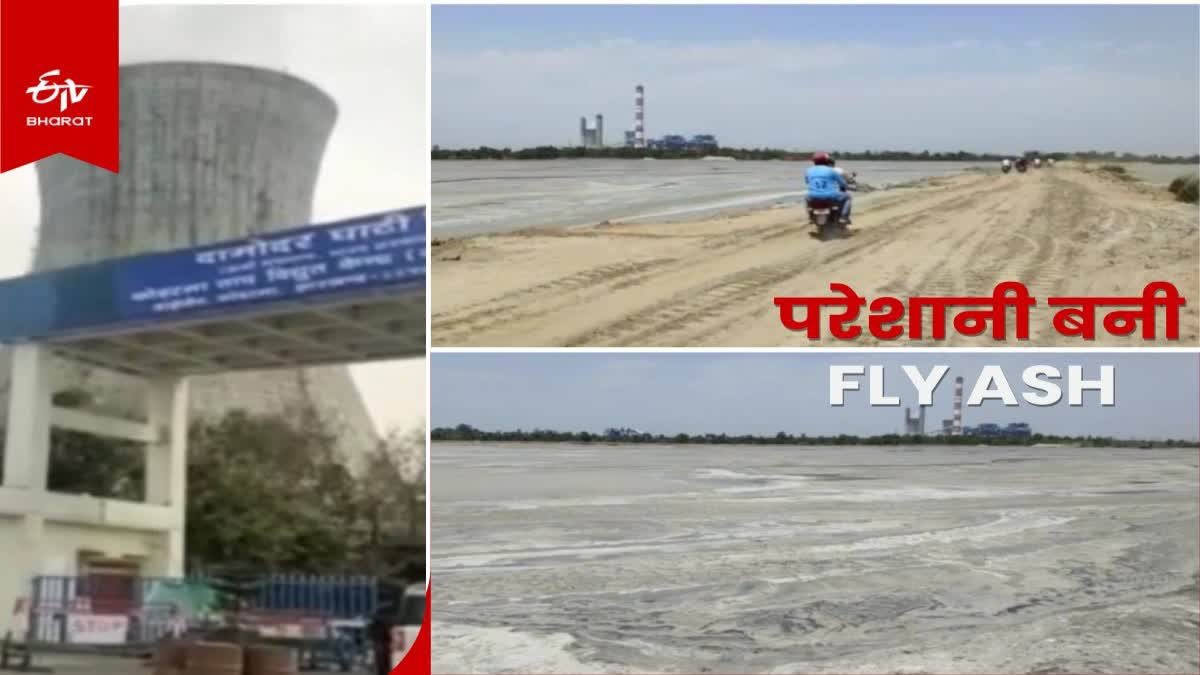 Koderma villagers upset due to fly ash of thermal power plant