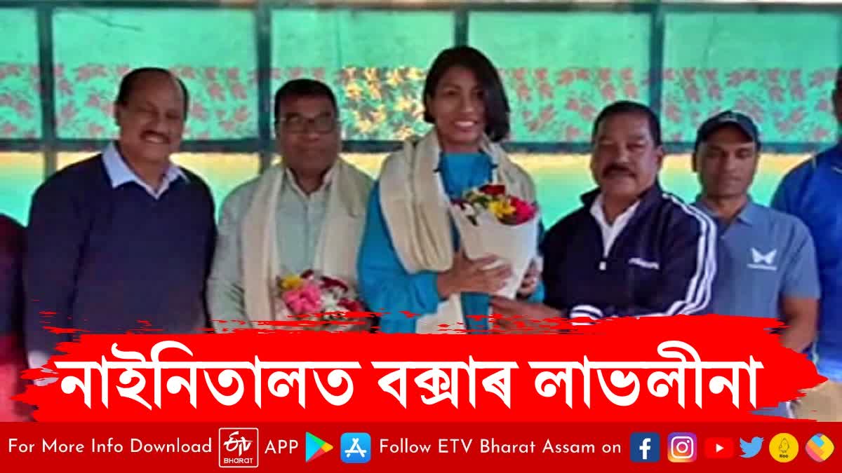 Boxer Lovlina Borgohain in Nainital