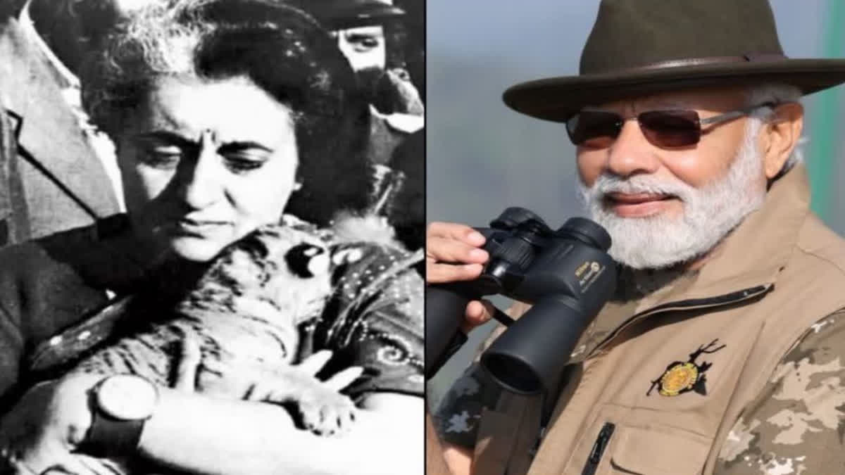 CONGRESS SHARE INDIRA GANDHIS PHOTO AND RAISED QUESTIONS ON PM MODI