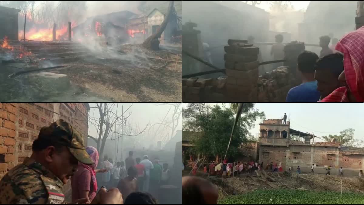 Pakur Gandhaipur Village Fire Case