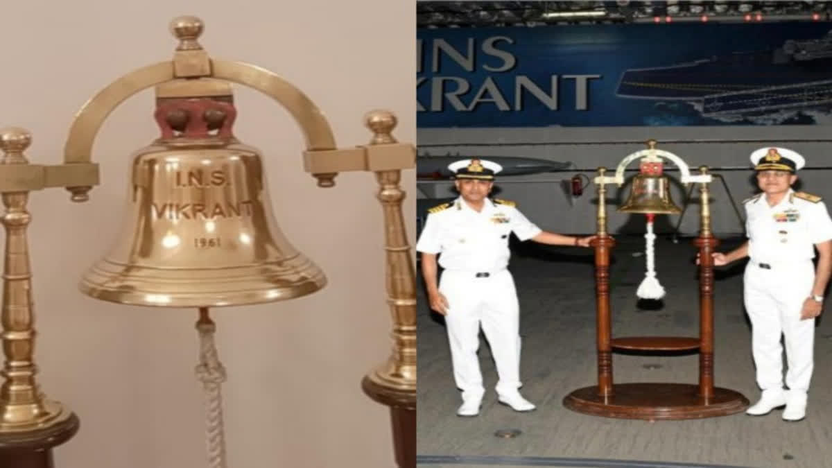 INS Vikrant gets back its 'original' 1961 bell