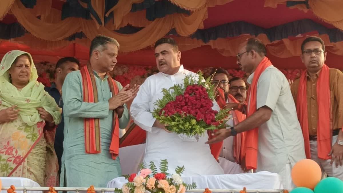 Suvendu Adhikari attacks Mamata Banerjee at Birbhum Rally