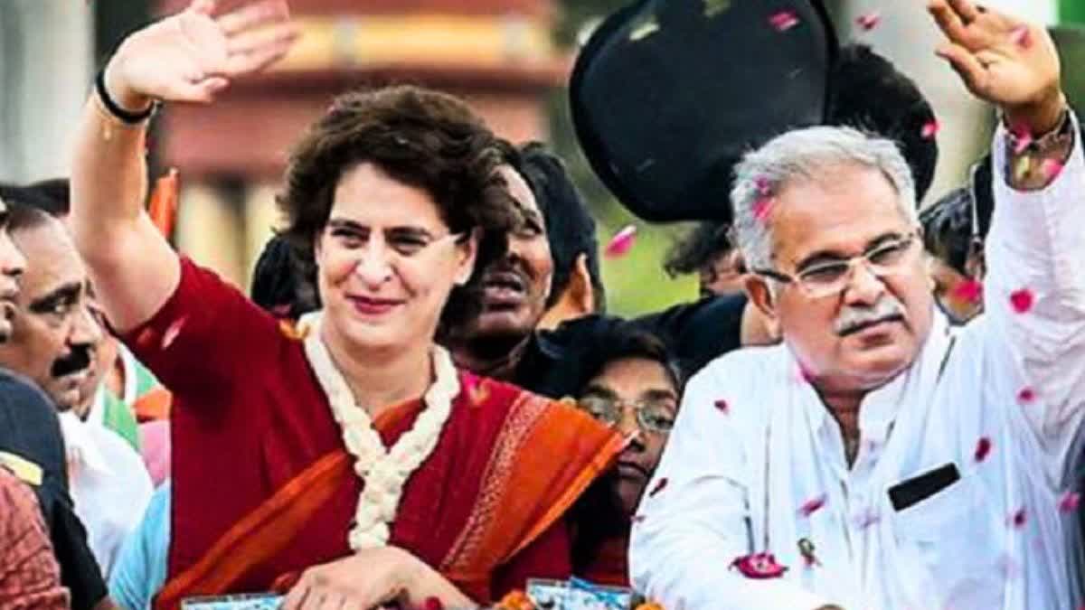 Priyanka Gandhi Bastar visit