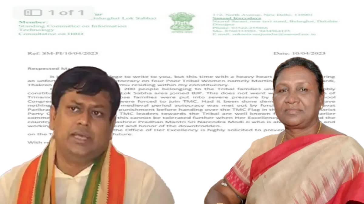 Sukanta Majumdar sends letter to President Droupadi Murmu demanding intervene in Dandavat Parikrama Controversy