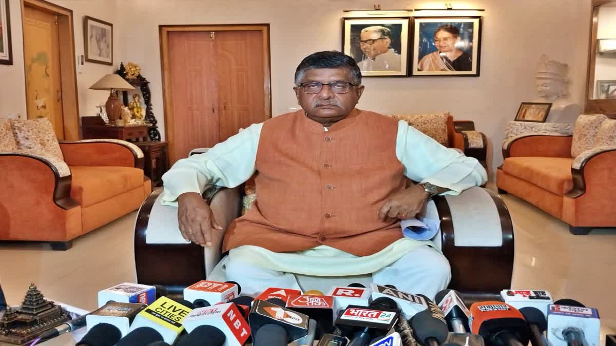 BJP MP Ravi Shankar Prasad