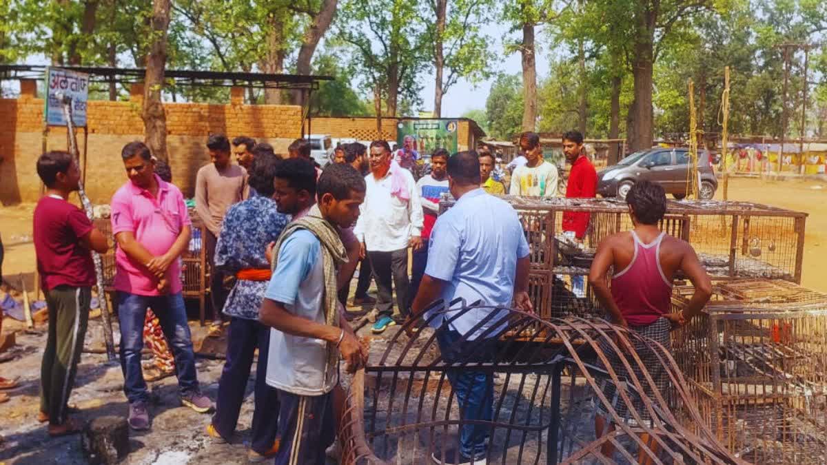 Fire broke out chicken shop