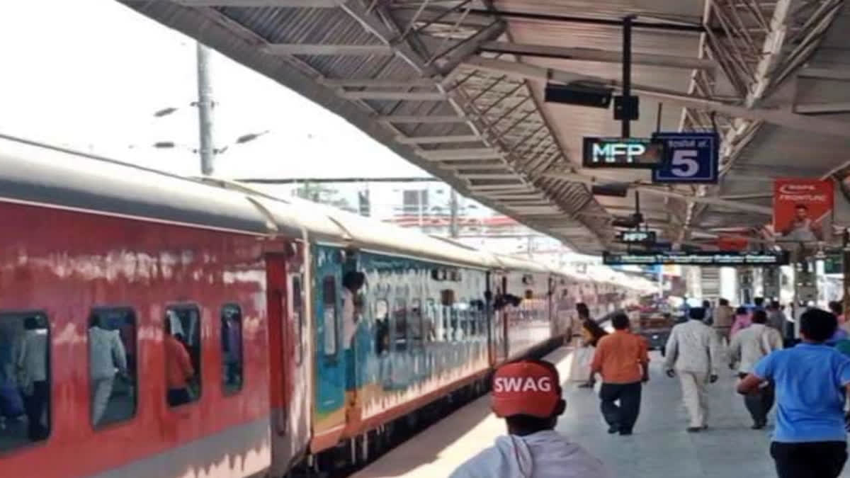 Muzaffarpur railway station in Bihar