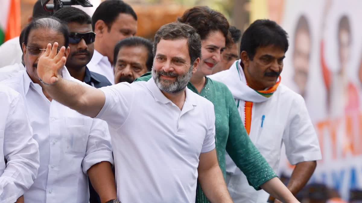 Rahul Gandhi Wayanad road show