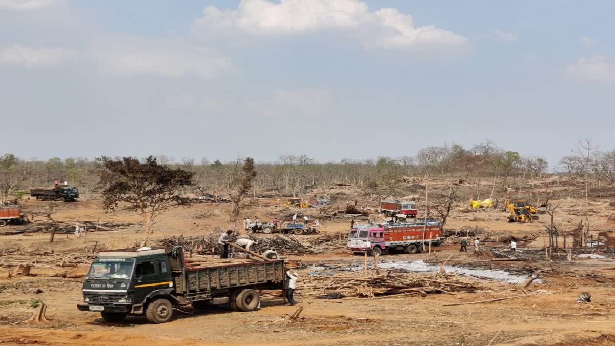 Many houses were demolished in Burhanpur