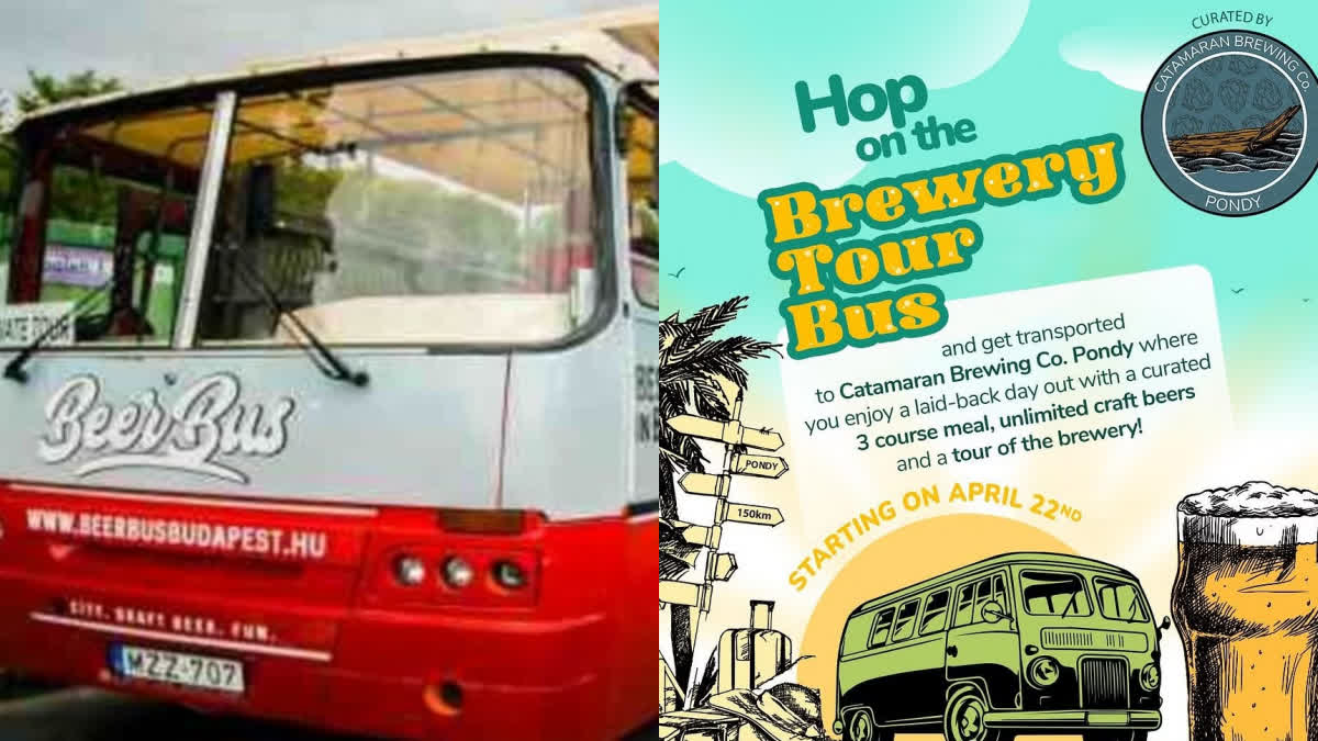 Chennai to Puducherry Beer Bus project run by a private company Puducherry government has given permission