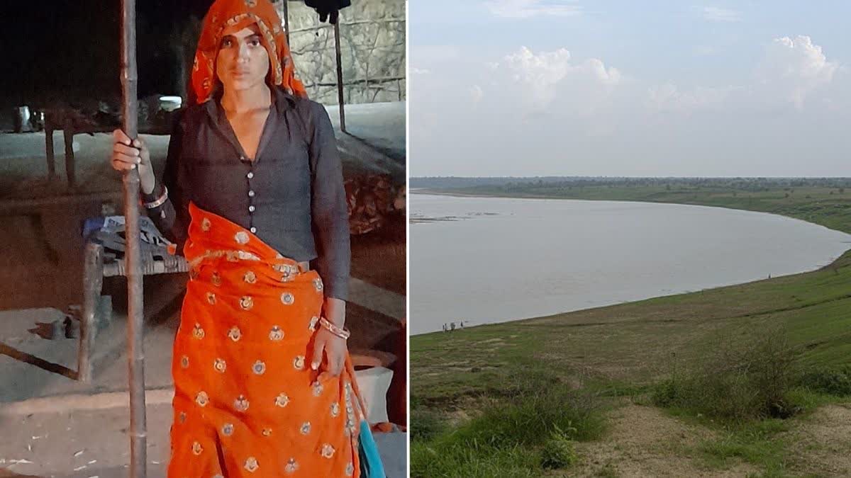 woman saved husband to crocodile attack in karauli