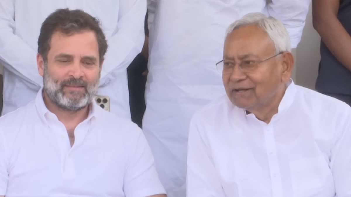 WE WILL TRY TO UNITE AS MANY POLITICAL PARTIES AS WE CAN NITISH KUMAR AFTER MEETING WITH RAHUL GANDHI