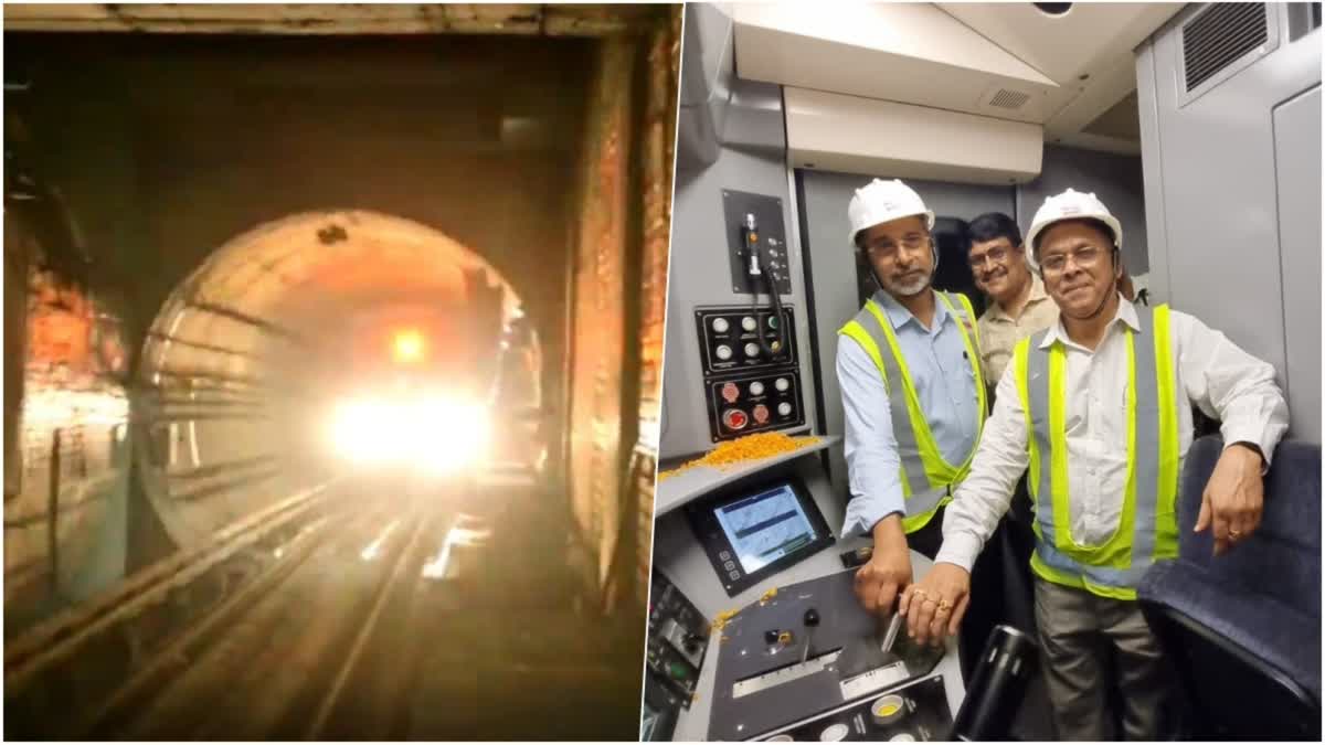 Metro rakes run under Ganges for first time