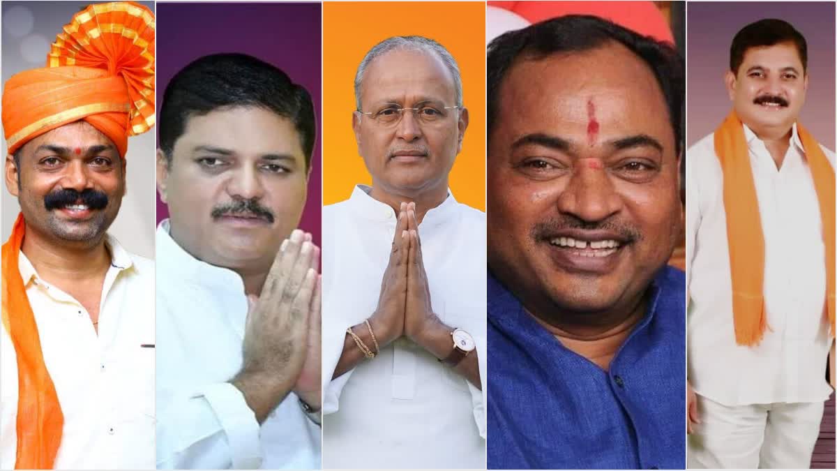 BJP ticket announcement  BJP ticket announcement in seven constituencies  seven constituencies of Davangere  Modal lost the ticket  ದಾವಣಗೆರೆ ಏಳು ಕ್ಷೇತ್ರಗಳಲ್ಲಿ ಬಿಜೆಪಿ ಟಿಕೆಟ್​ ಘೋಷಣೆ  ಹಾಲಿ ಶಾಸಕರಿಗೆ ಕೋಕ್  ಹೊಸ ಅಭ್ಯರ್ಥಿಗಳಿಗೆ ಮಣೆ  ಮಾಡಾಳ್​ಗೆ ದಕ್ಕದ ಅವಕಾಶ  ದಾವಣಗೆರೆ ಉತ್ತರ ದಕ್ಷಿಣ ಕ್ಷೇತ್ರಗಳಿಗೆ ಹೊಸಬರಿಗೆ ಮಣೆ  ಬಿಜೆಪಿ ಮಾಯಕೊಂಡ ಹಾಲಿ ಶಾಸಕರಿಗೆ ಕೋಕ್  ಹರಿಹರ ಹಾಗು ಜಗಳೂರು ಕ್ಷೇತ್ರ  ಬಿಜೆಪಿಯಿಂದ ಟಿಕೆಟ್ ಘೋಷಣೆ  ನಾಲ್ಕು ಕ್ಷೇತ್ರಗಳಲ್ಲಿ ಬದಲಾವಣೆ